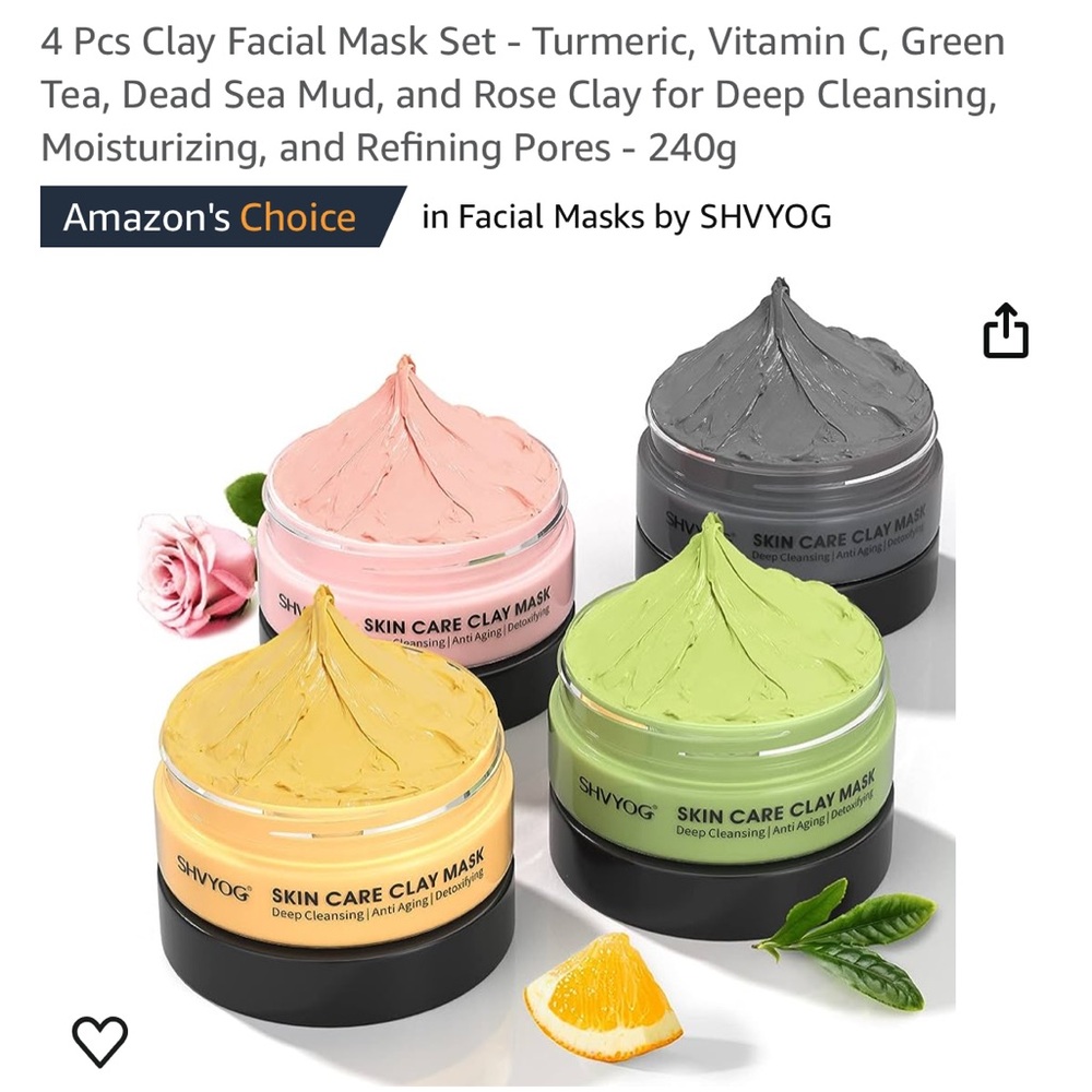 New clay mask kit SHVYOG
